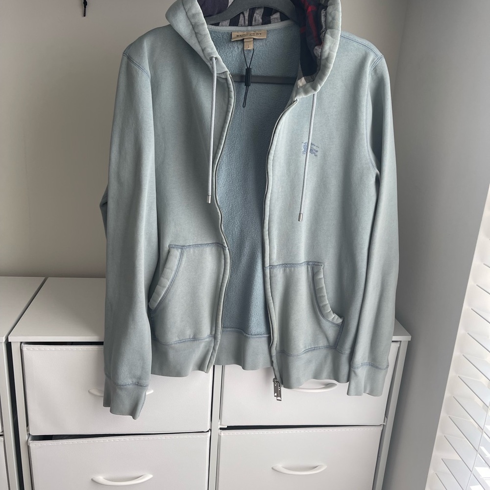 Burberry Light Blue Hoodie